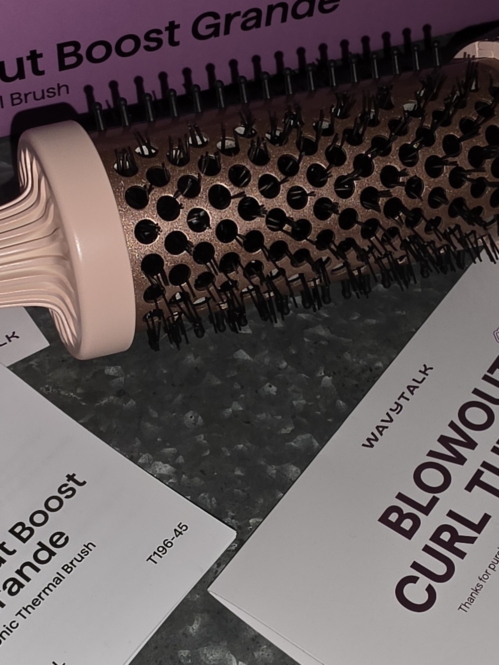 Wavytalk Pink Hot Air Styling Brush with Ion Technology - Picture 8 of 11